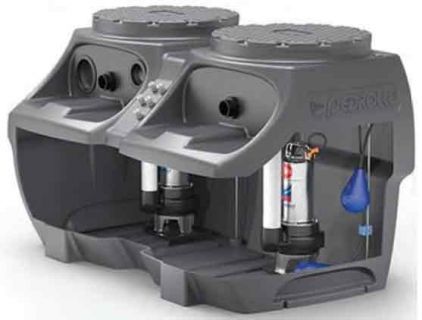 Станция накопления и подъёма сточных вод Pedrollo SAR 550-Dm 20 в Симферополе 